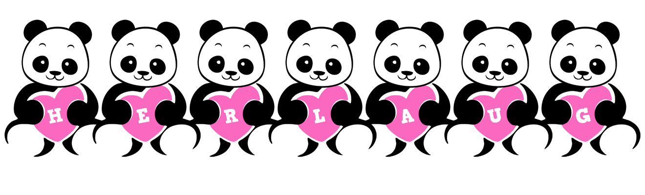 Herlaug love-panda logo