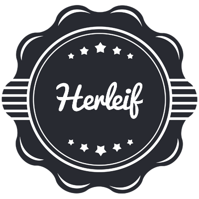 Herleif badge logo
