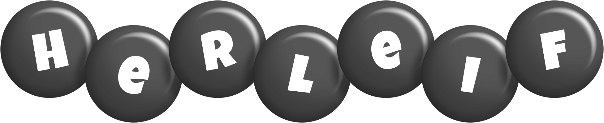 Herleif candy-black logo