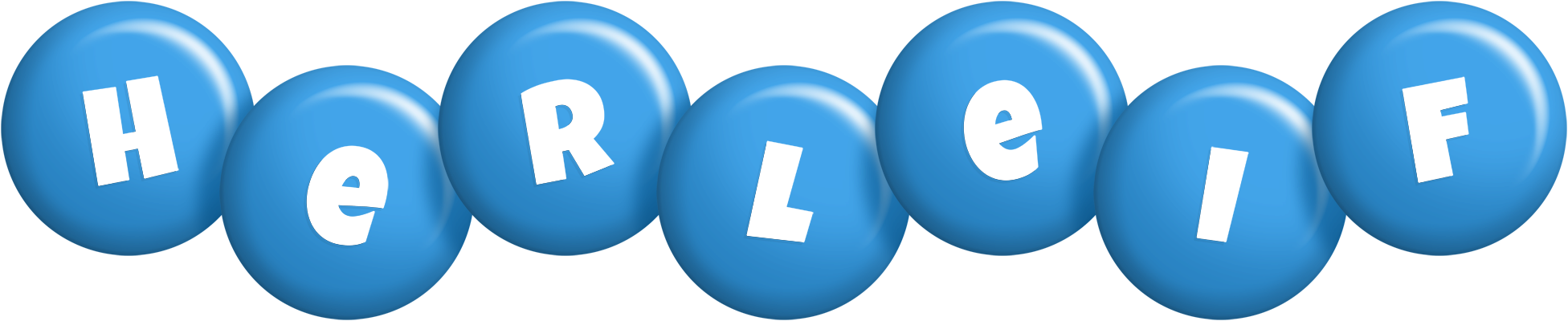 Herleif candy-blue logo
