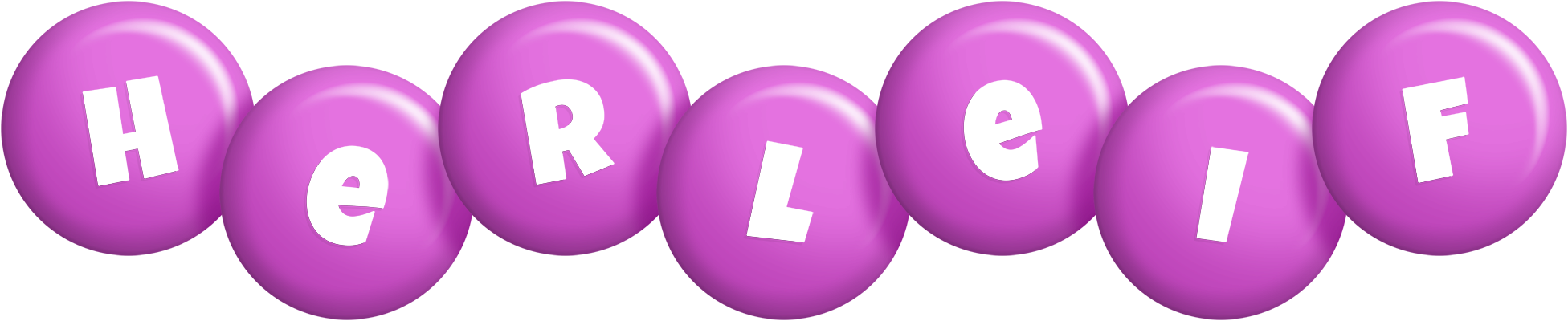 Herleif candy-purple logo