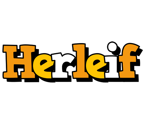 Herleif cartoon logo