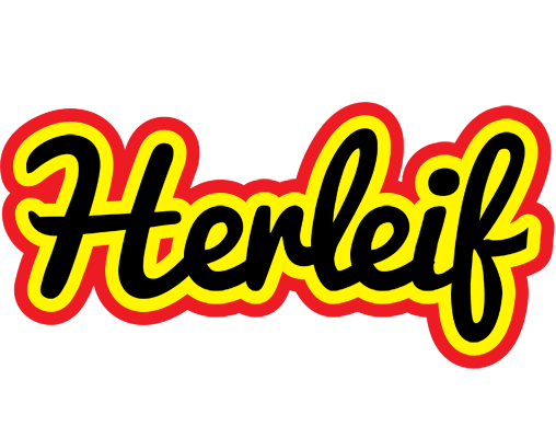Herleif flaming logo