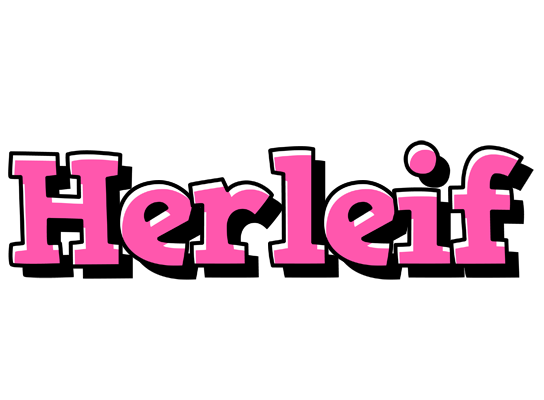 Herleif girlish logo