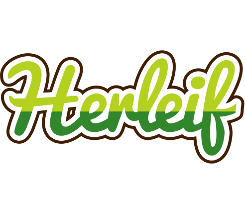 Herleif golfing logo