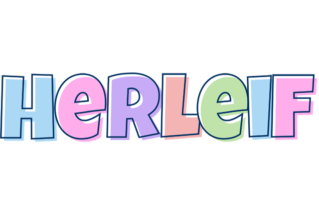 Herleif pastel logo