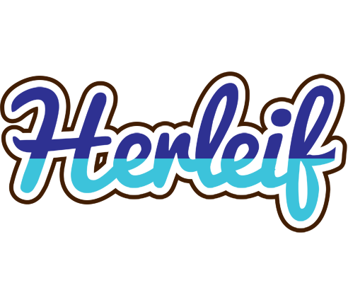 Herleif raining logo