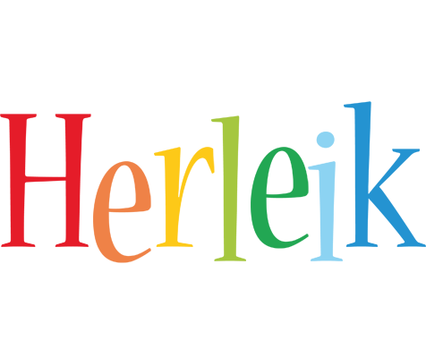 Herleik birthday logo