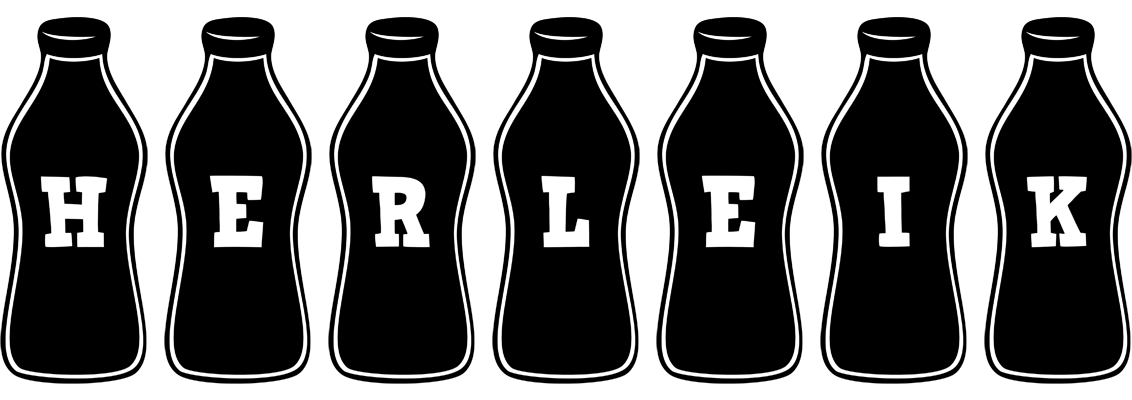 Herleik bottle logo