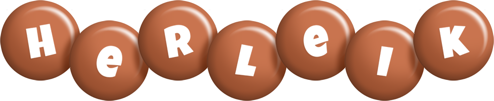 Herleik candy-brown logo