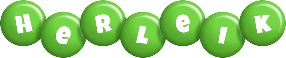 Herleik candy-green logo