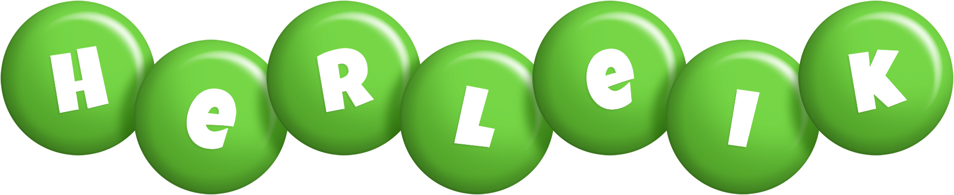 Herleik candy-green logo
