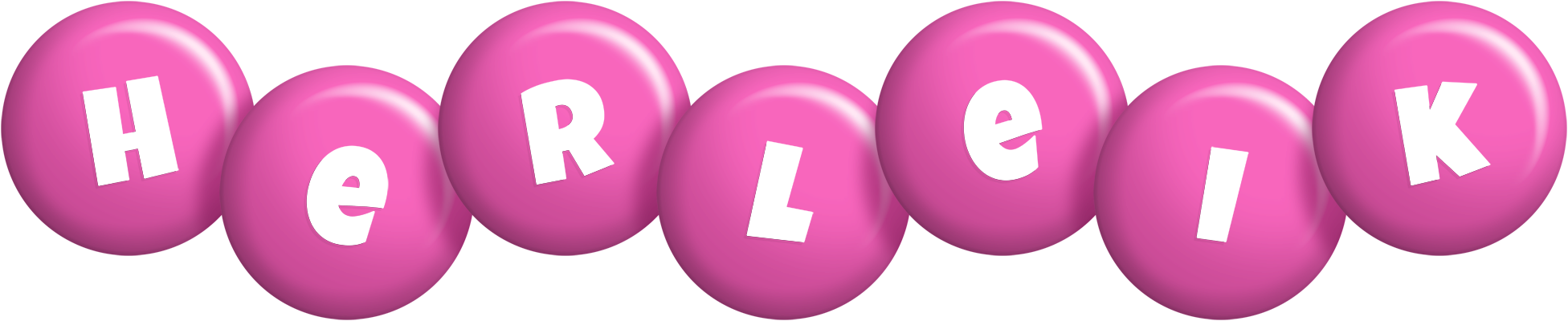 Herleik candy-pink logo