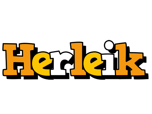 Herleik cartoon logo