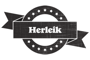 Herleik grunge logo