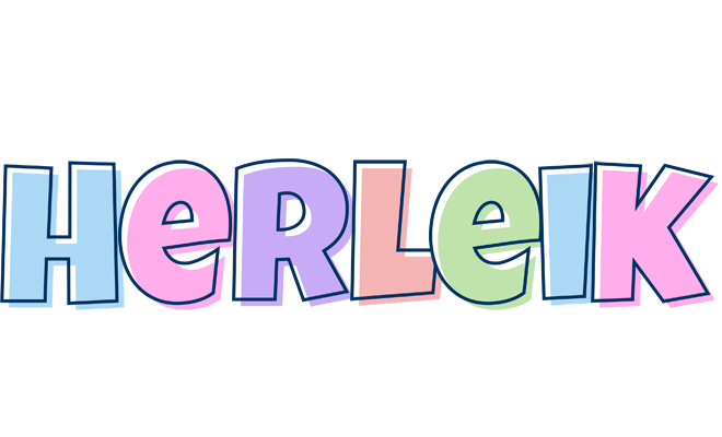 Herleik pastel logo