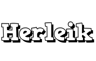 Herleik snowing logo