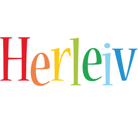 Herleiv birthday logo