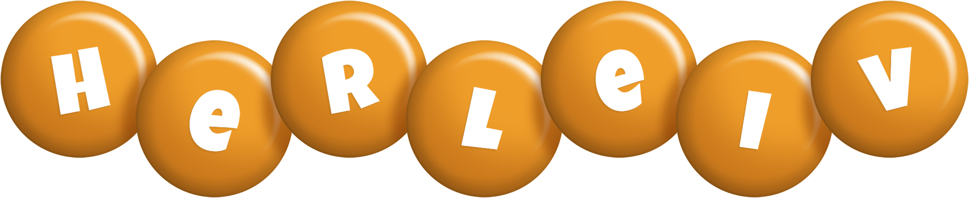 Herleiv candy-orange logo