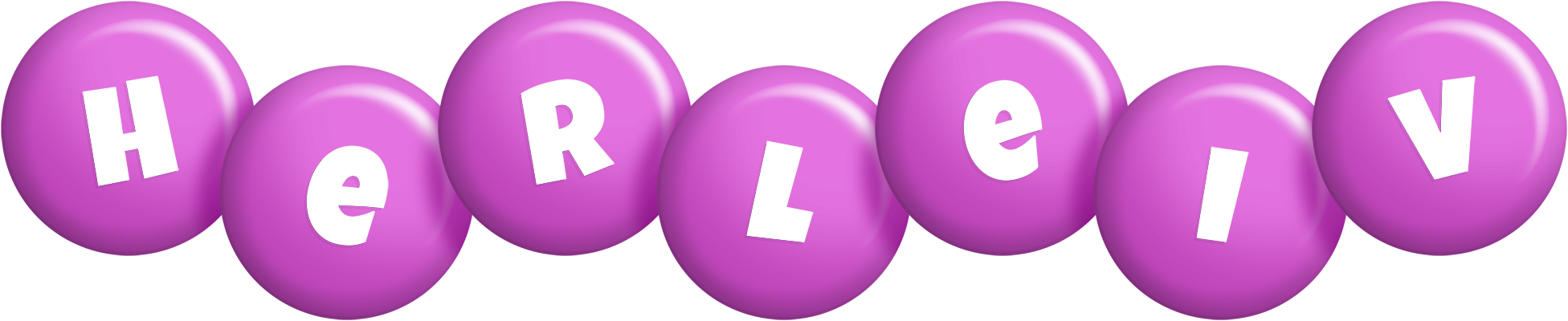 Herleiv candy-purple logo