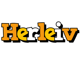 Herleiv cartoon logo