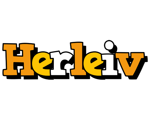 Herleiv cartoon logo