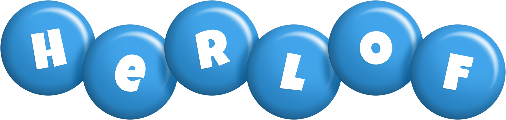 Herlof candy-blue logo