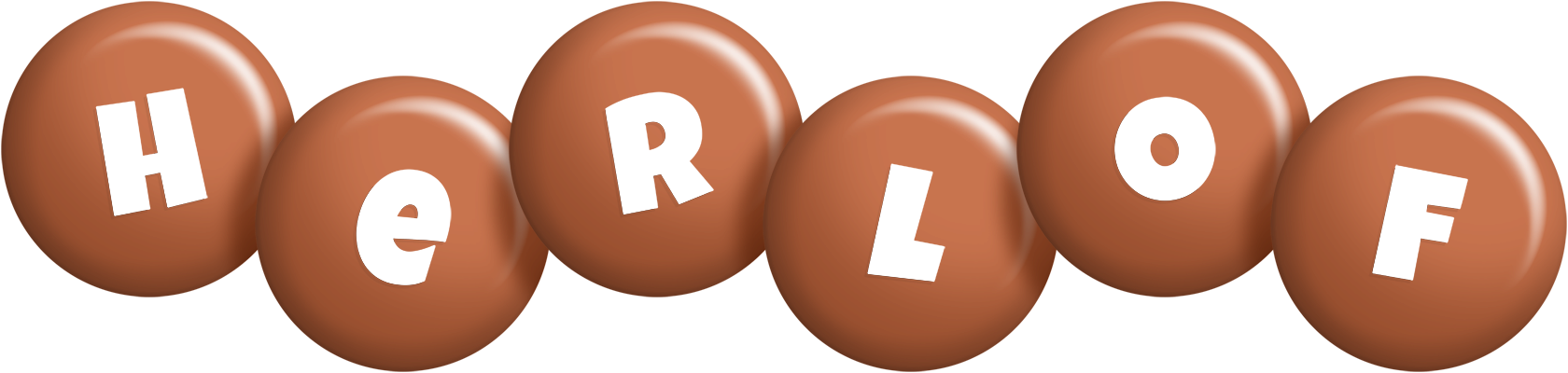 Herlof candy-brown logo
