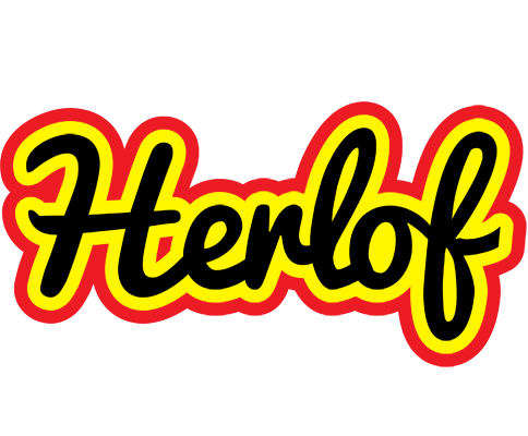 Herlof flaming logo