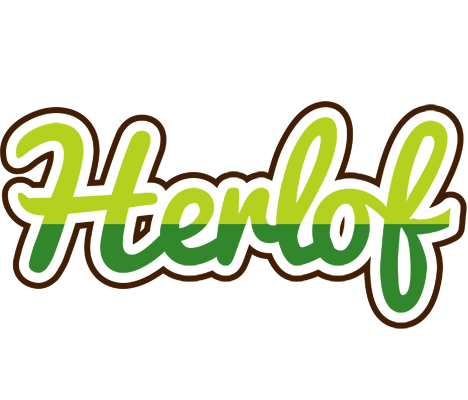 Herlof golfing logo