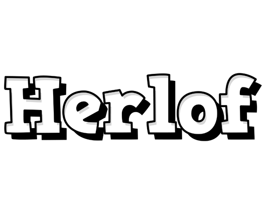 Herlof snowing logo