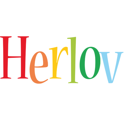 Herlov birthday logo