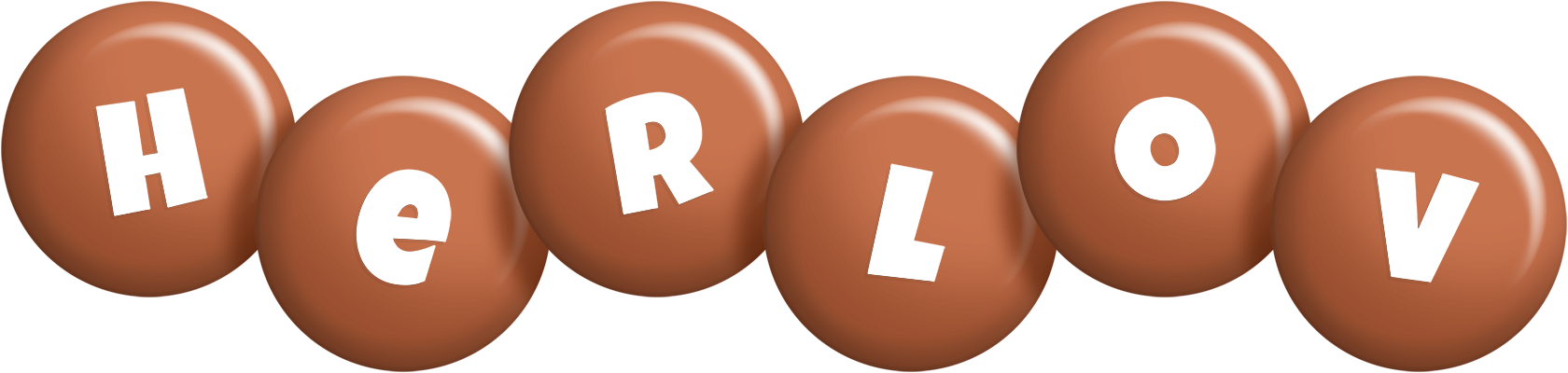 Herlov candy-brown logo