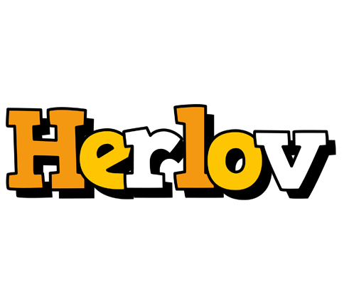 Herlov cartoon logo