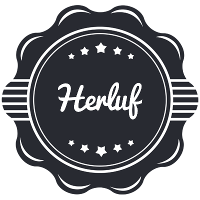 Herluf badge logo