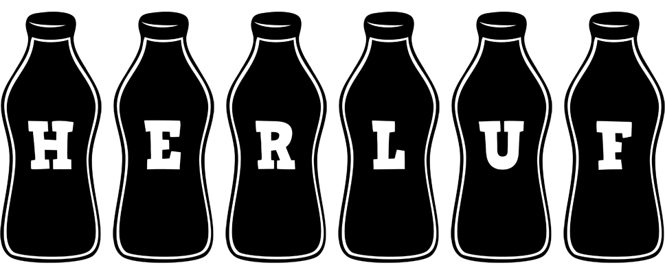 Herluf bottle logo
