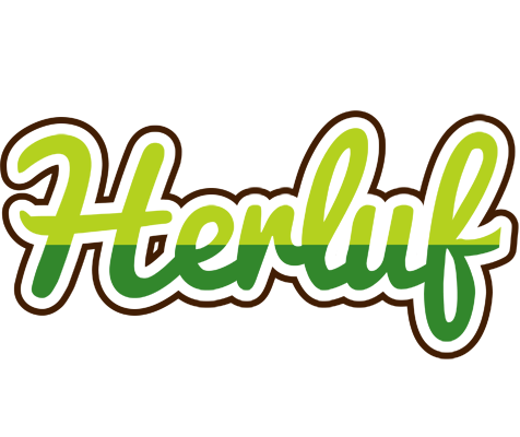 Herluf golfing logo