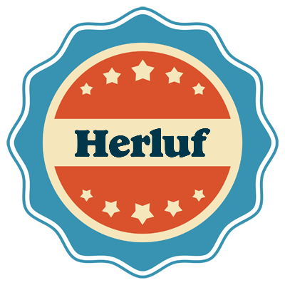 Herluf labels logo
