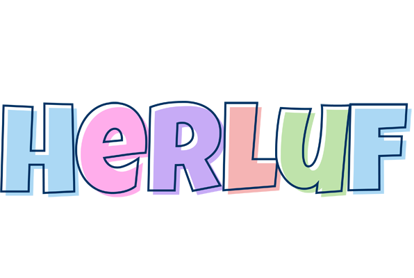 Herluf pastel logo