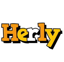 Herly cartoon logo