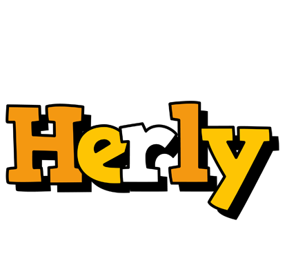 Herly cartoon logo