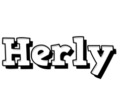 Herly snowing logo