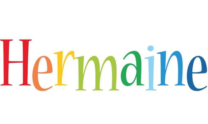 Hermaine birthday logo