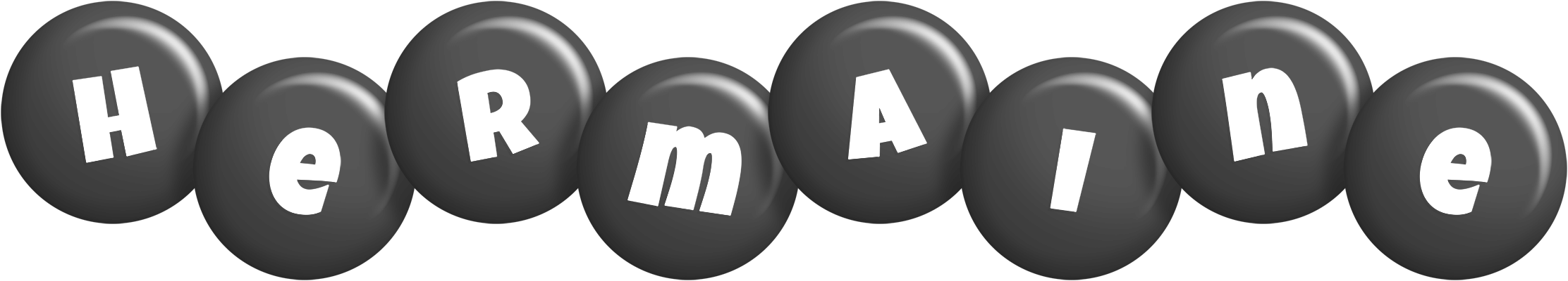 Hermaine candy-black logo