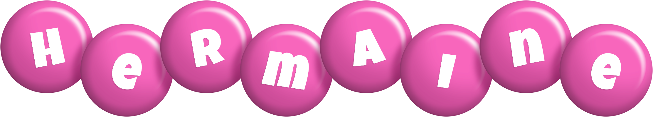 Hermaine candy-pink logo