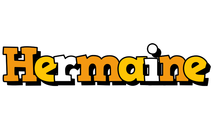 Hermaine cartoon logo