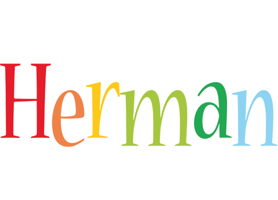 Herman birthday logo
