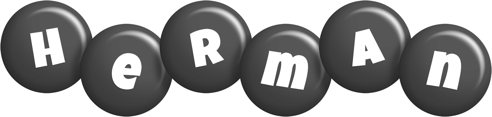 Herman candy-black logo