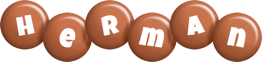 Herman candy-brown logo