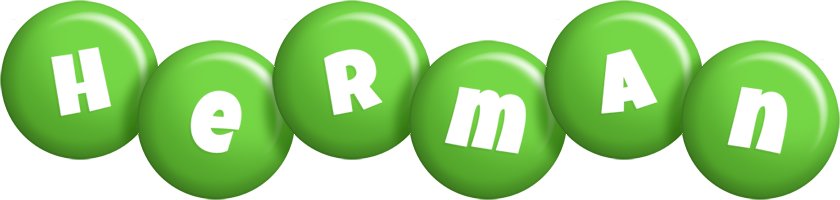 Herman candy-green logo